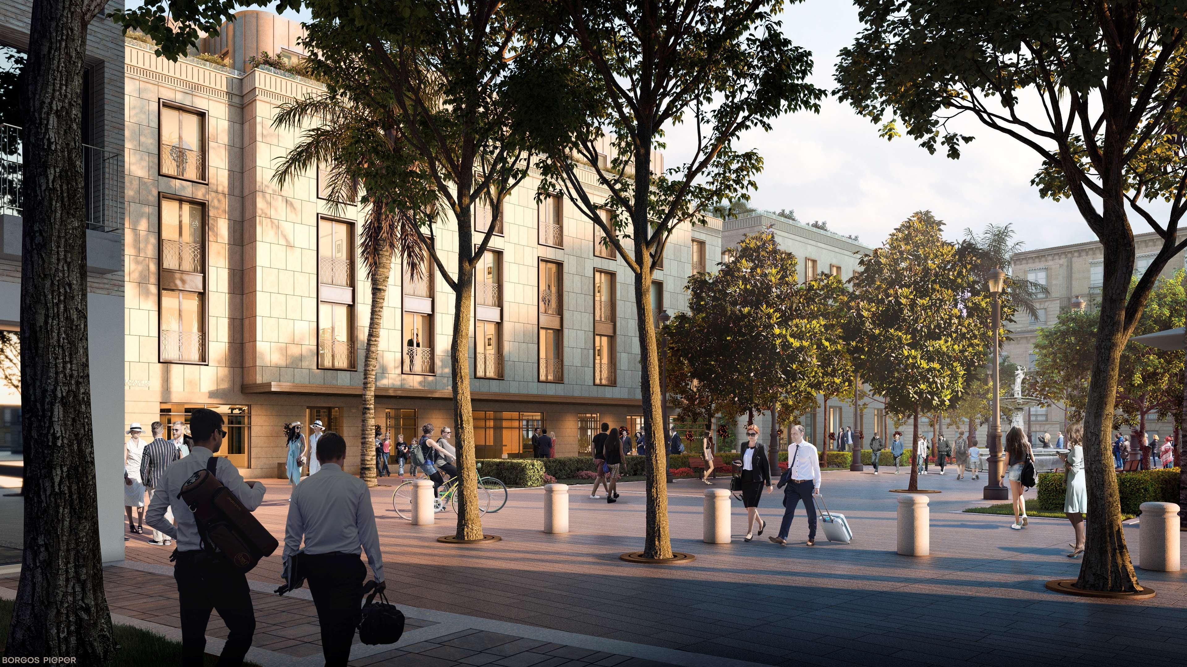 Radisson Collection Hotel, Magdalena Plaza Sevilla Kültér fotó The proposed station entrance